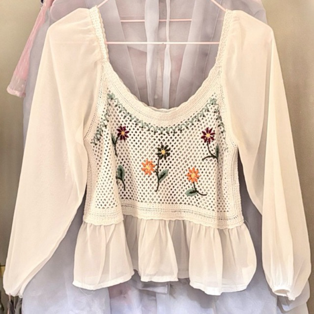 My style korean blouse rajut