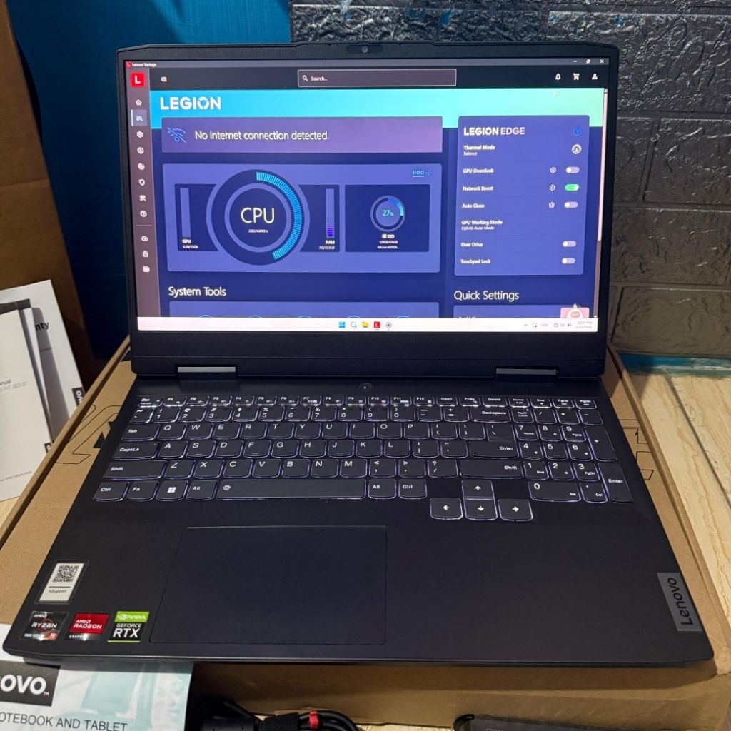 Lenovo Ideapad Gaming 3 RTX 4050 | Ryzen 5 7535HS | 16/512gb