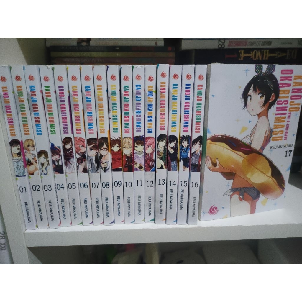 Komik Kanojo Okarishimasu Rent a Girlfriend Set 1-17