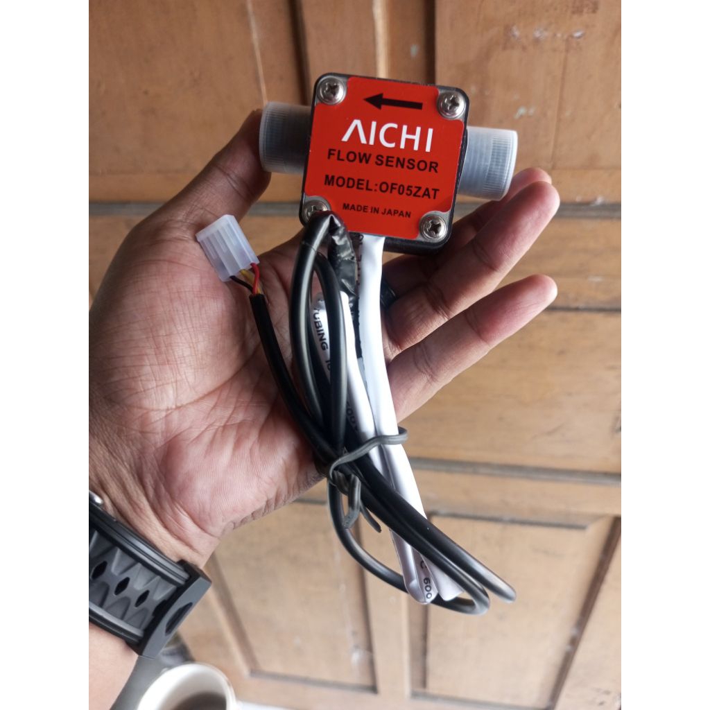 Flowsensor Aichi - Sensor Pom Mini Pertamini Flow Sensor Aichi 1/2 Inch Plus Kabel sambungan Tinggal