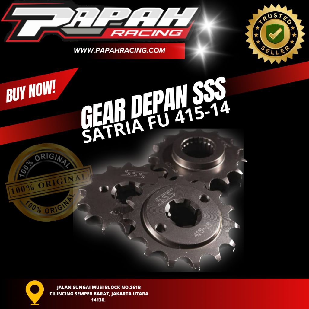 GEAR DEPAN SSS SATRIA FU 415-14