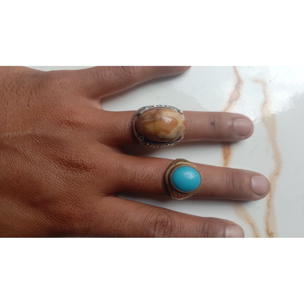 batu cincin batu akik murah set emban