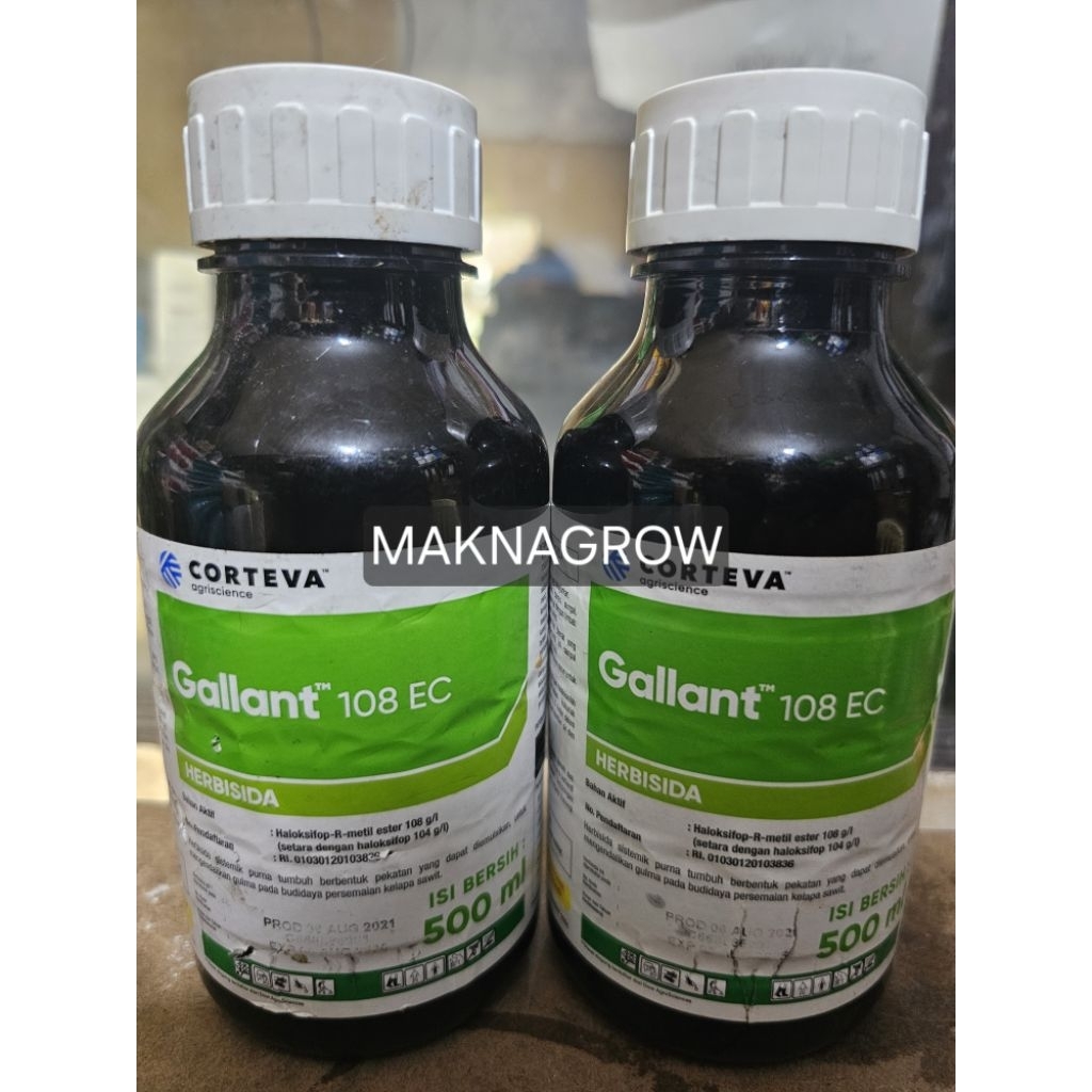 Racun rumput HERBISIDA GALLANT 108 EC 500 ML asli kemasan lama
