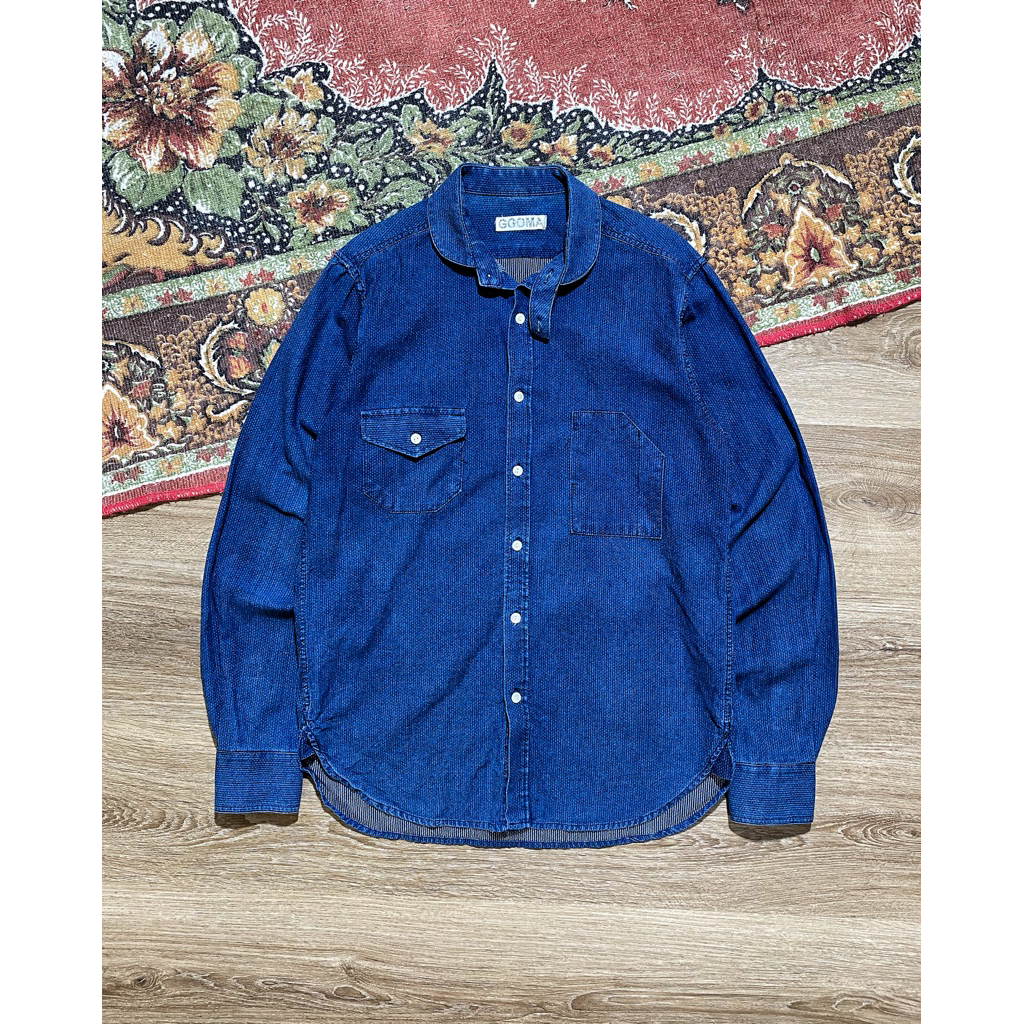 GGOMA wabash shirt shawl collar