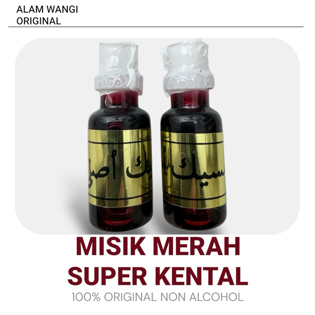 MINYAK WANGI MISIK MERAH SUPER KENTAL ORIGINAL TANPA CAMPURAN