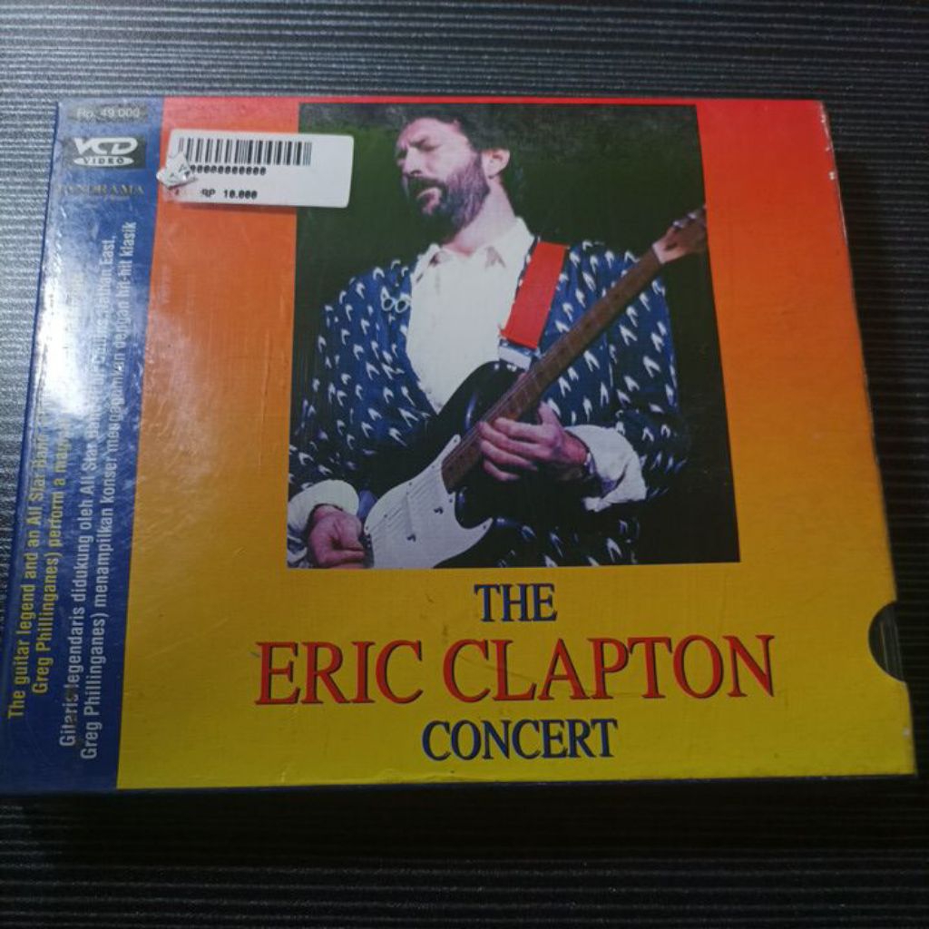 VCD THE ERIC CLAPTON CONCERT / INDONESIA RELEASES