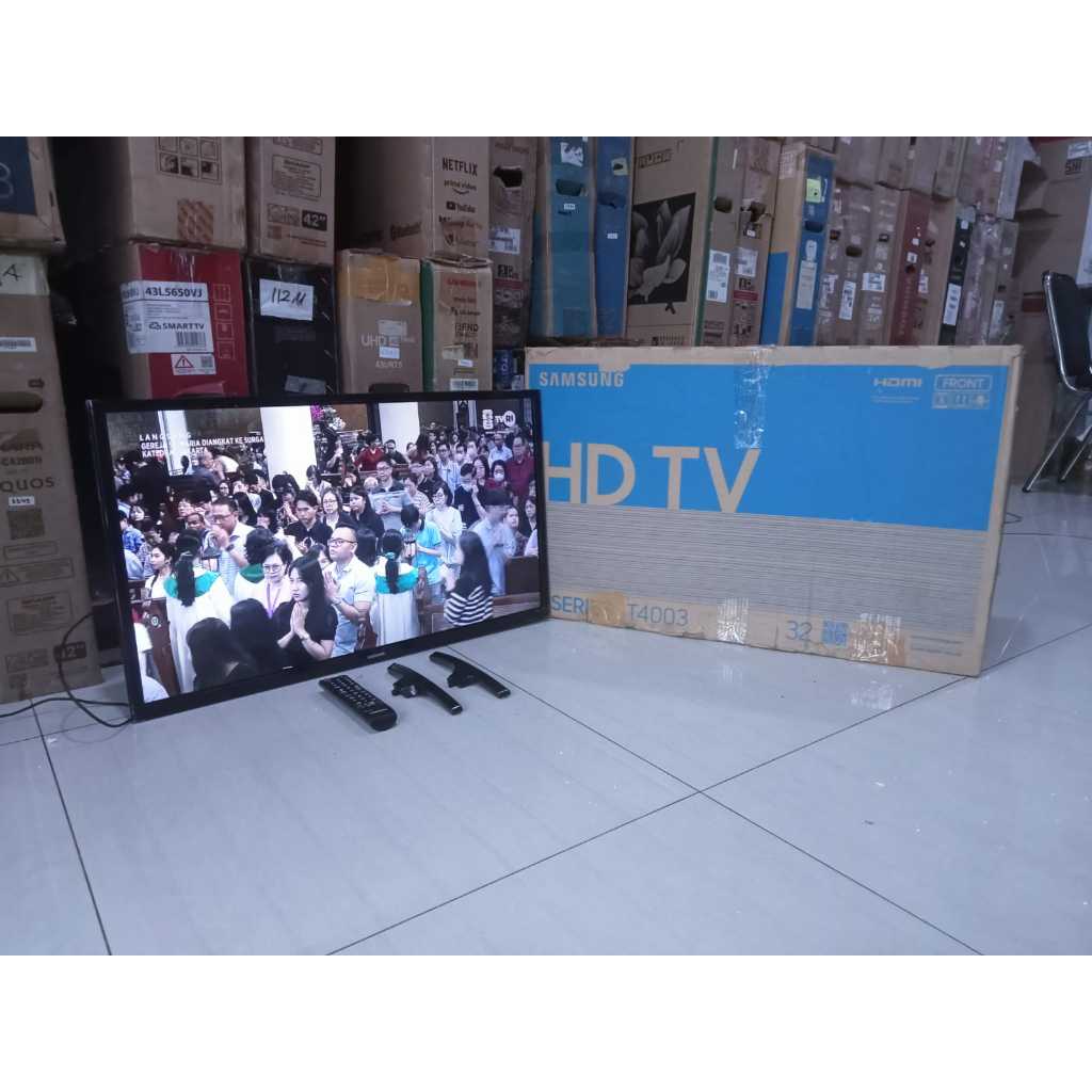 TV LED SAMSUNG DIGITAL 32 INC KONDISI BEKAS SIAP PAKAI TANPA STB (6837R)