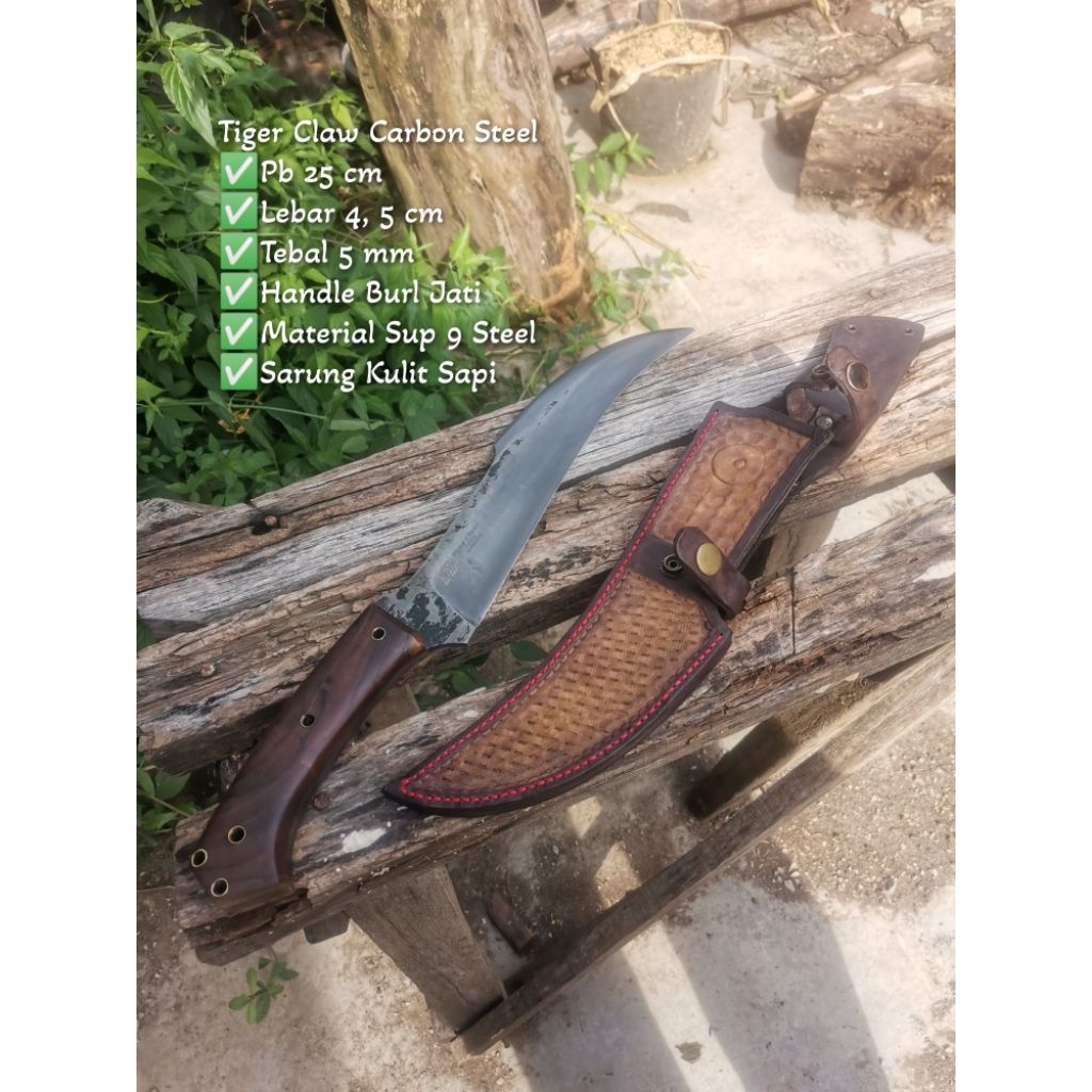 Tiger Claws Sup9 Steel Pisau Koleksi