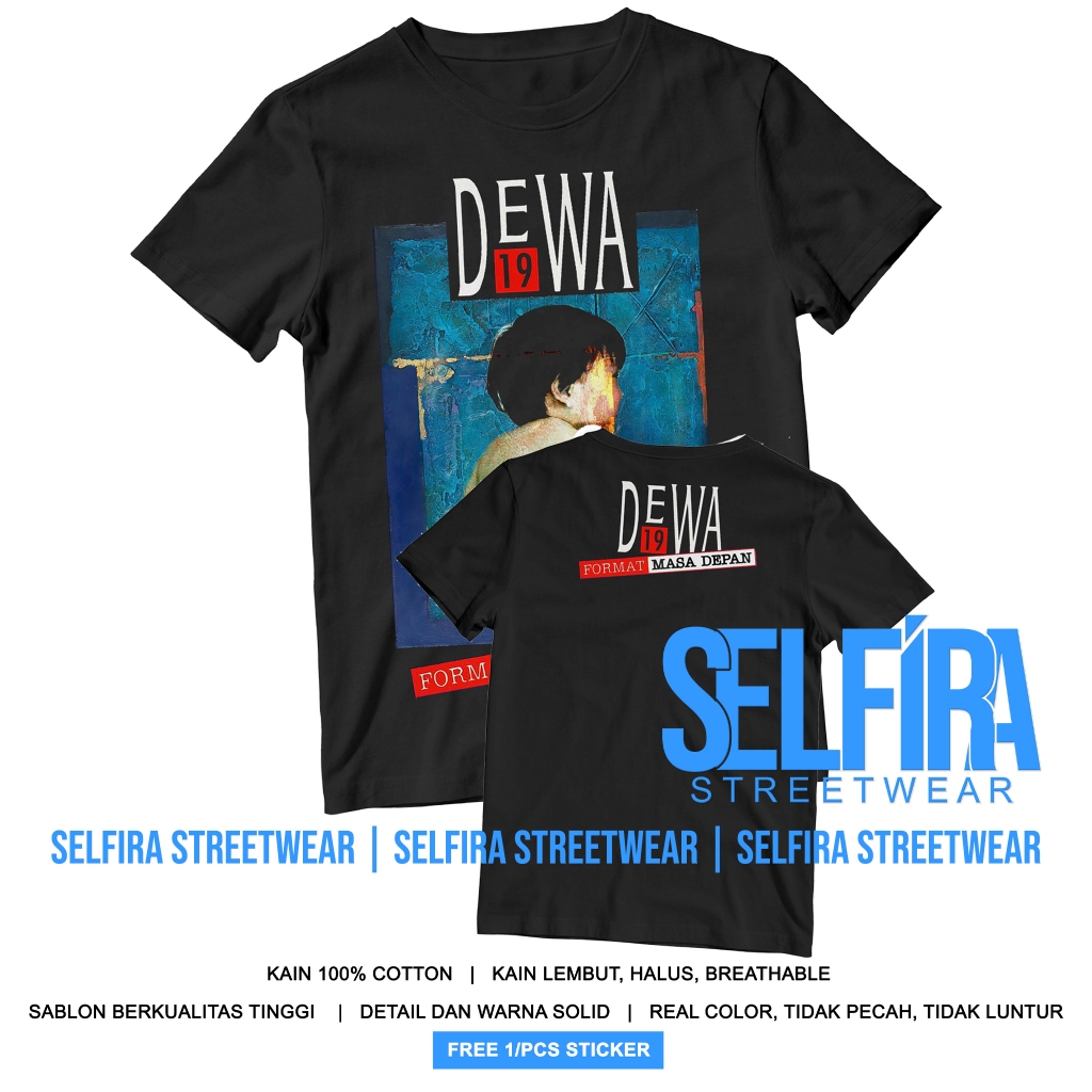 Kaos Distro Dewa 19 - Format Masa Depan