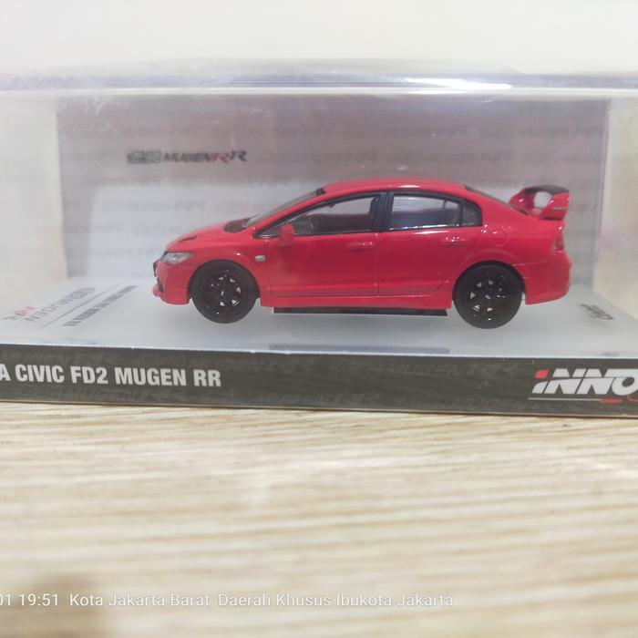 Inno64 Honda Civic FD2 Mugen RR Red