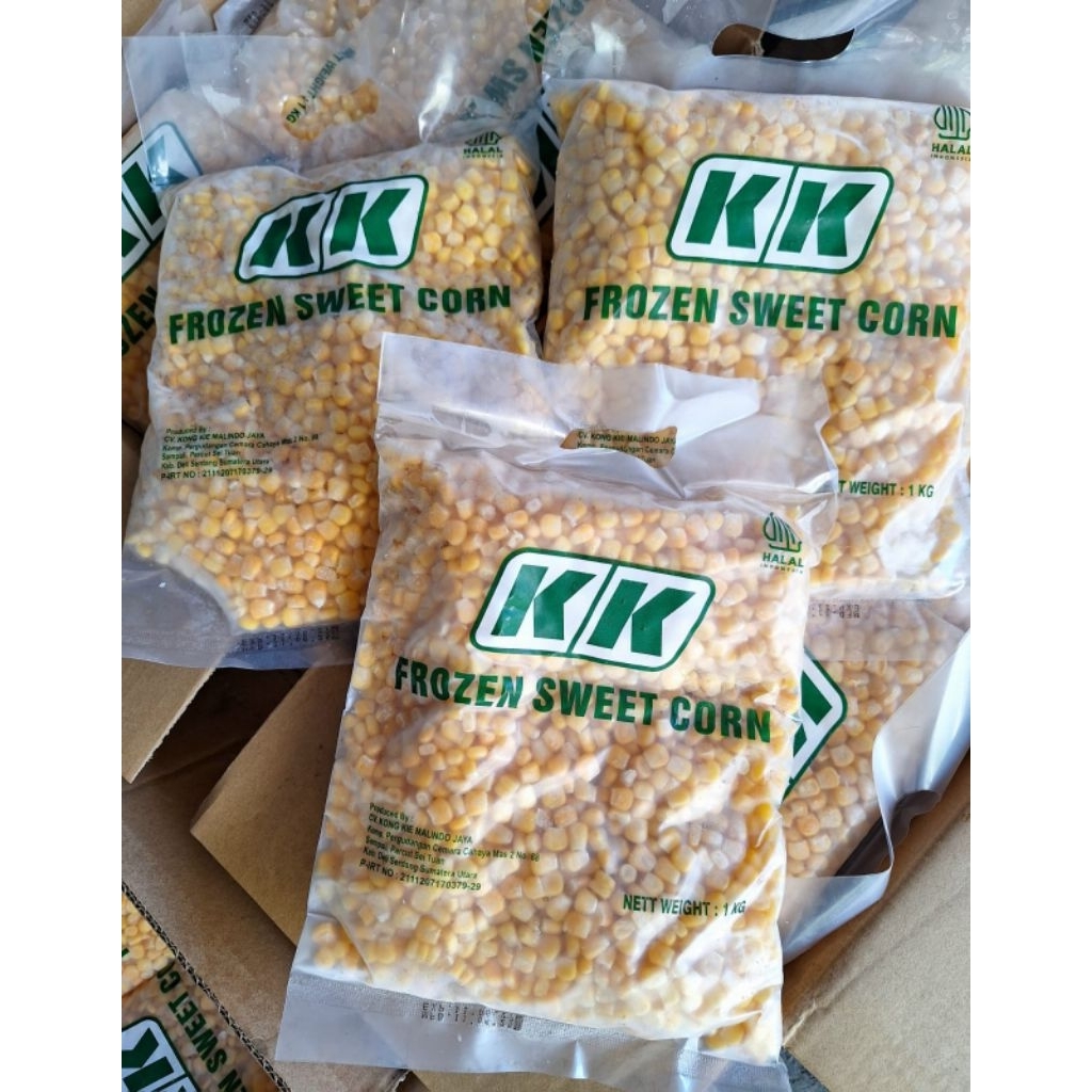JAGUNG MANIS PIPIL SWEET CORN KK 1KG FROZEN