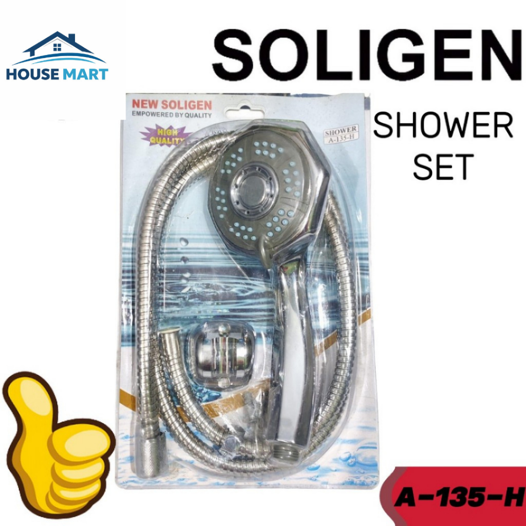 SHOWER SET SOLIGEN A-135-H / SHOWER MANDI SET SOLIGEN / HAND SHOWER SET MANDI SOLIGEN