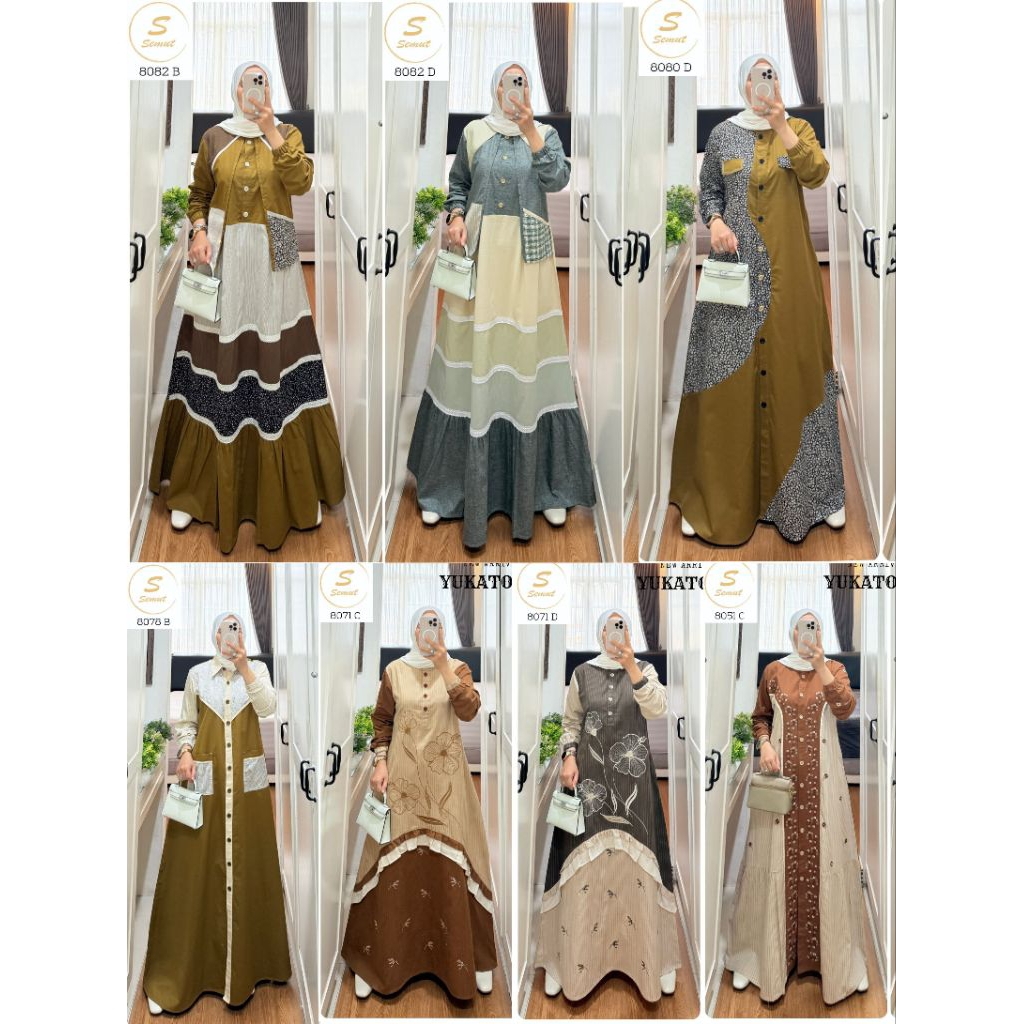 DRESS / GAMIS ORI SYAINA BY SEMUT