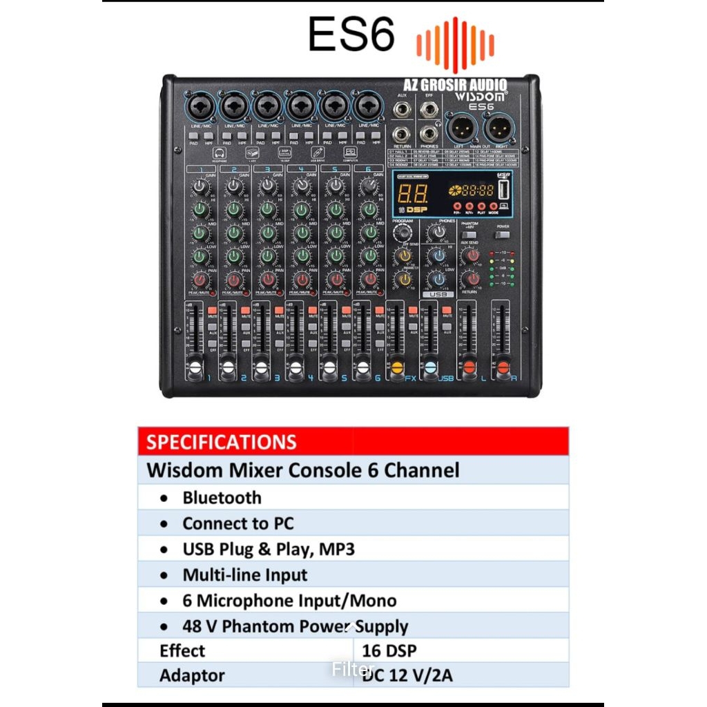 mixer Wisdom es6 mixer Wisdom es 6 mixer wisdom 6 chanel