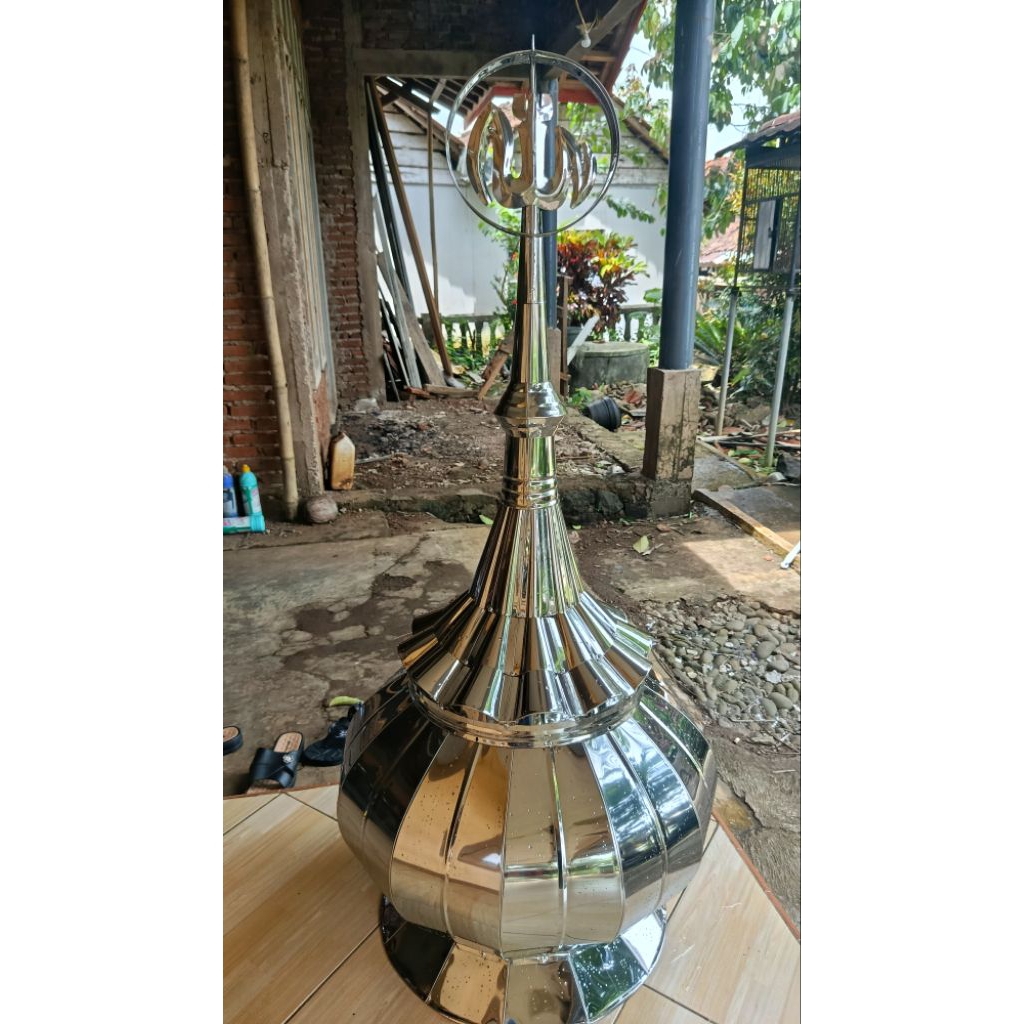 kubah masjid 60cm stainless steel