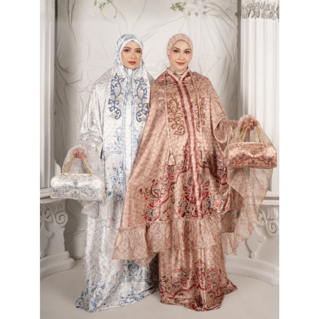 Alcavella - Elvara Mukena Series | Prayer Set 2in1 Elegan