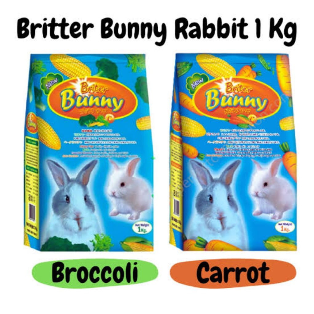 Britter Bunny Rabbit Food 1kg - Makanan Kelinci