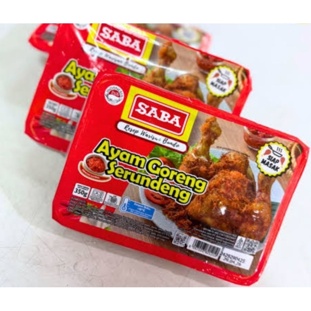 Saba ayam goreng serundeng frozen