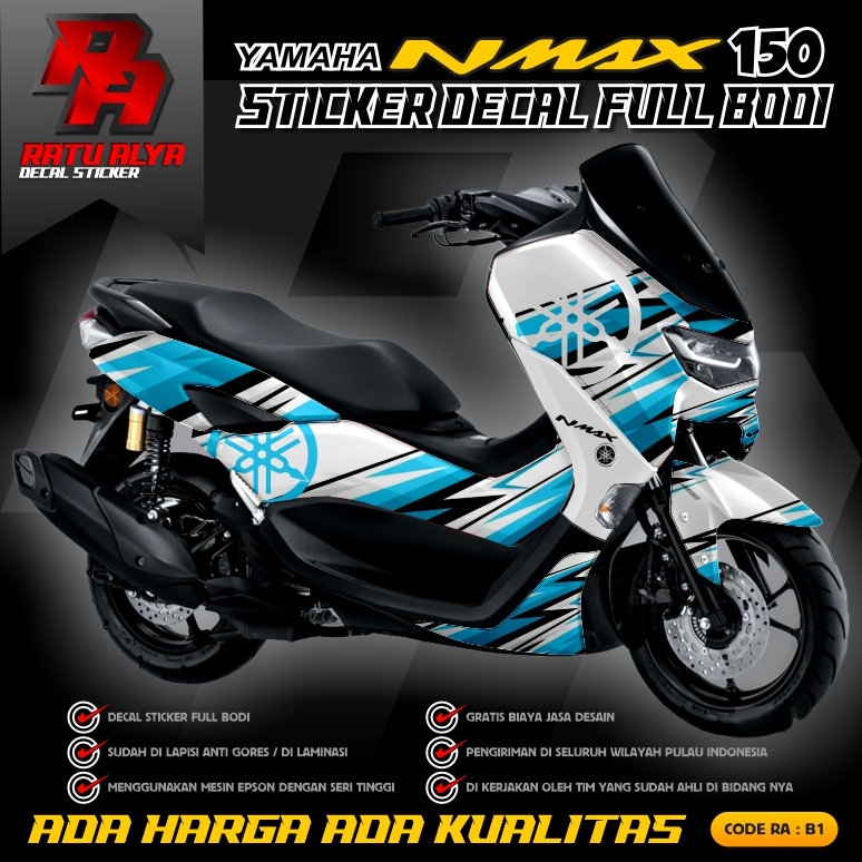 DECAL NMAX NEW/DECAL YAMAHA NMAX FULL BODY/ DECAL FULL BODY NMAX