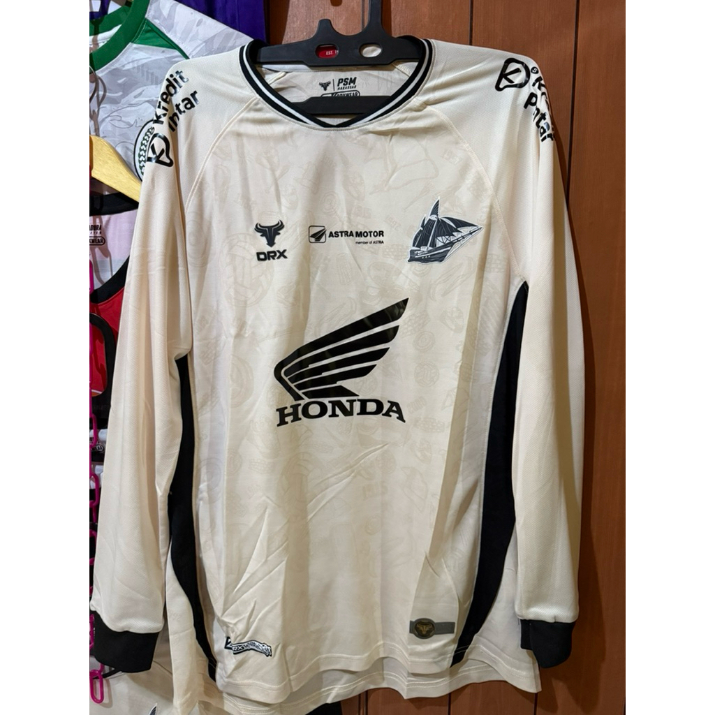 Jersey PSM Makassar Away Player Issue LS