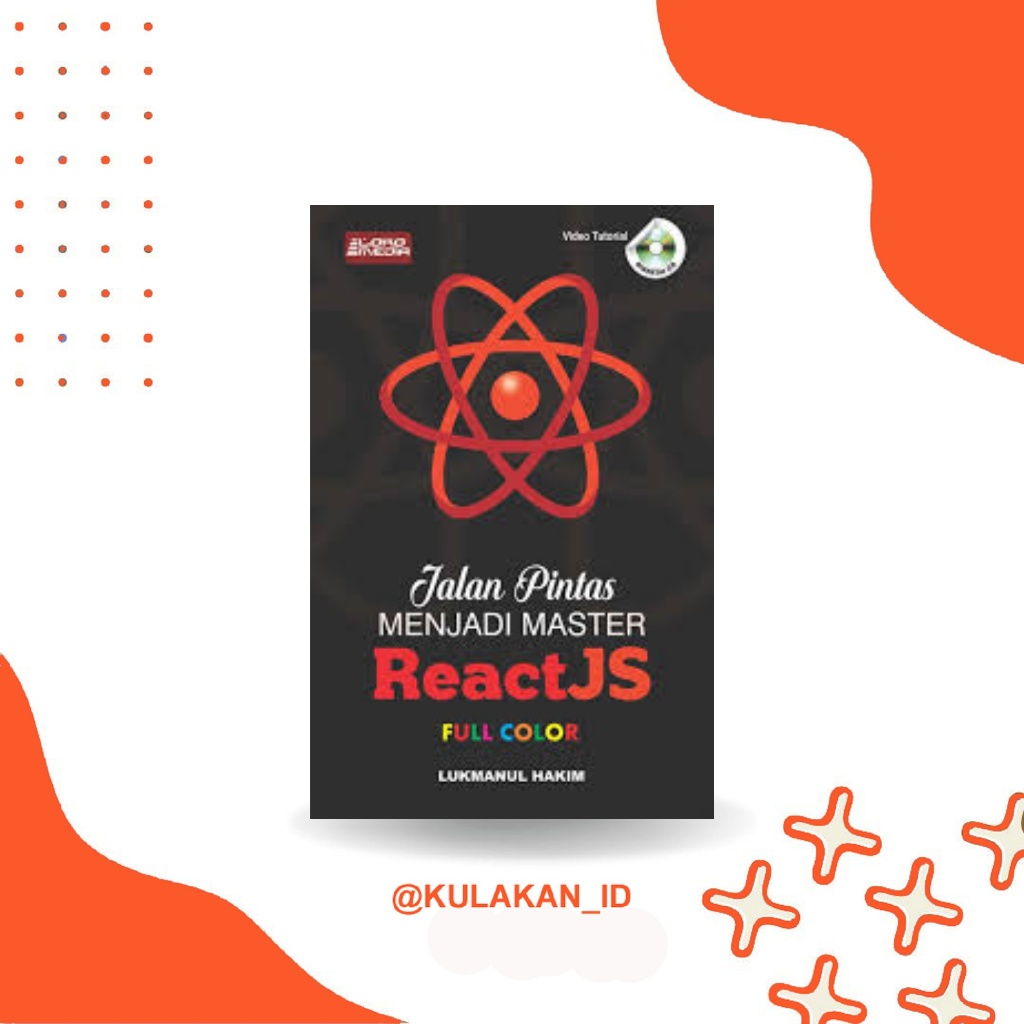 Buku Jalan Pintas Menjadi Master ReactJS Black And White