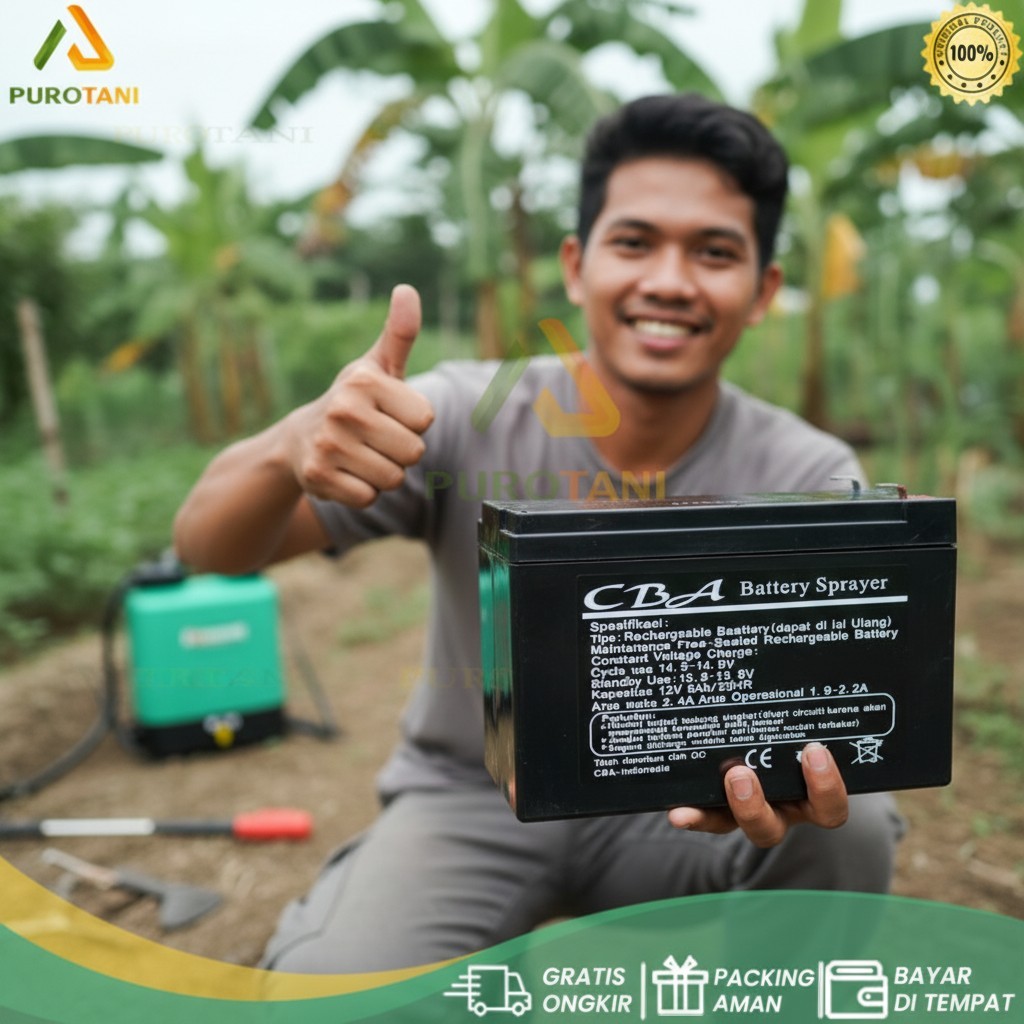 CBA Battery Sprayer Aki kering Tangki Elektrik CBA 12V 8AH