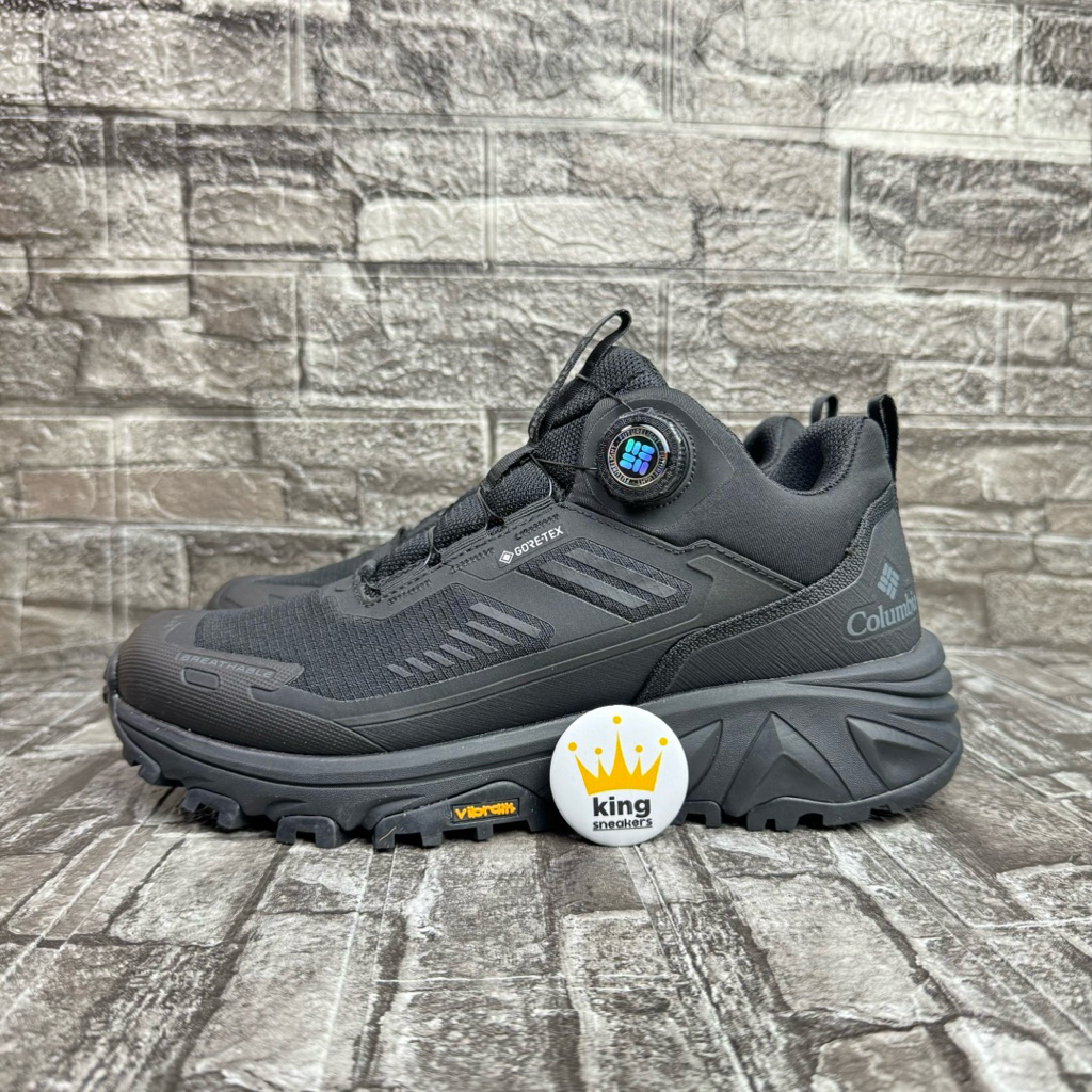 sepatu hiking Colombia mid gtx waterproof triple black
