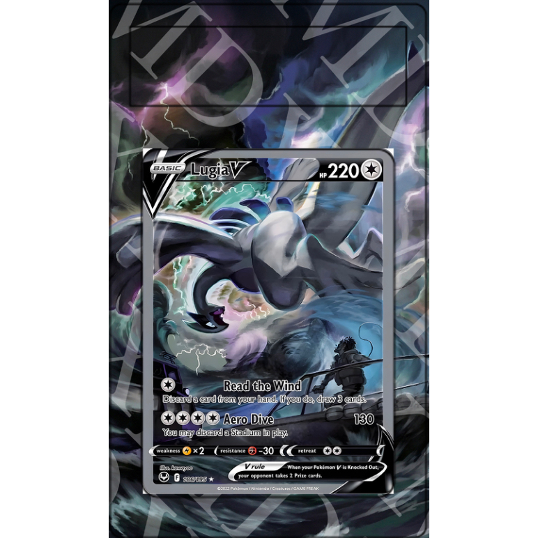 Lugia V #186 Pokemon Silver Tempest (Extended Art)