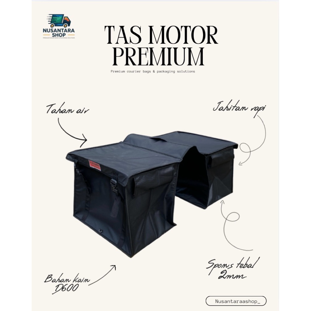 Tas Kurir, Tas Pos, Tas Motor, Rengkek, Obrok, Tas Cargo