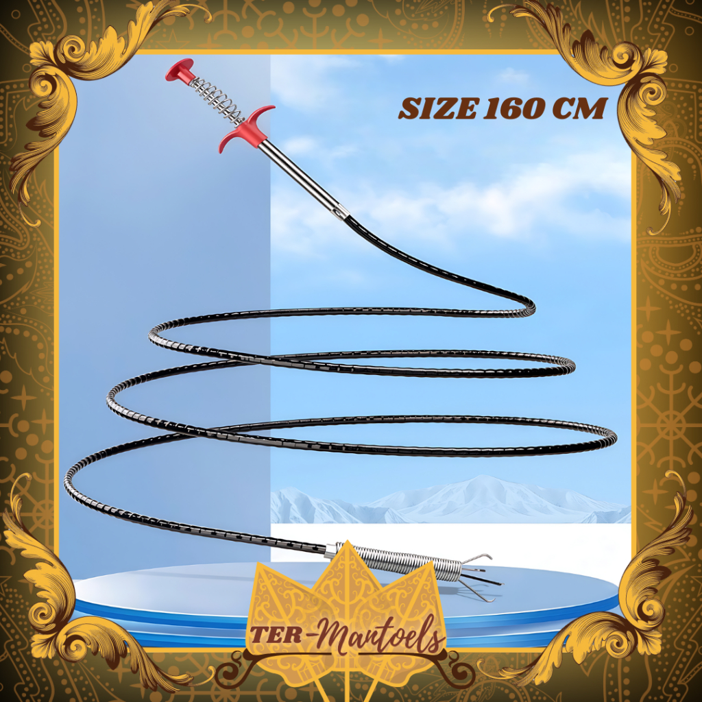 Kawat Pembersih Saluran Wastafel 160 Cm / Kawat Pembersih Air / Kawat Saluran Pipa Mampet