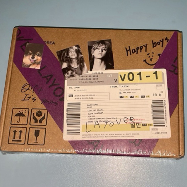 SEALED | OFFICIAL Album Layover V BTS | Purple