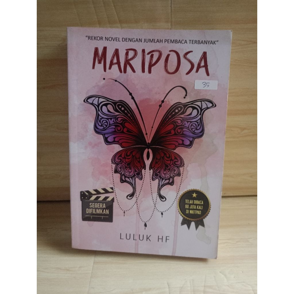 Buku bekas Wattpad : Mariposa by Luluk HF