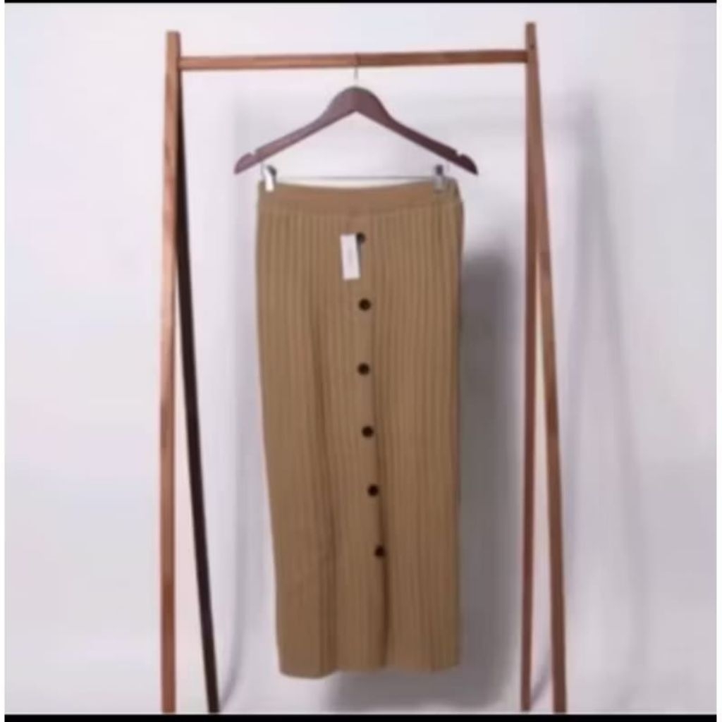 ROK RAJUT KANCING/ROK RAJUT PANJANG / ROK RAJUT PREMIUM