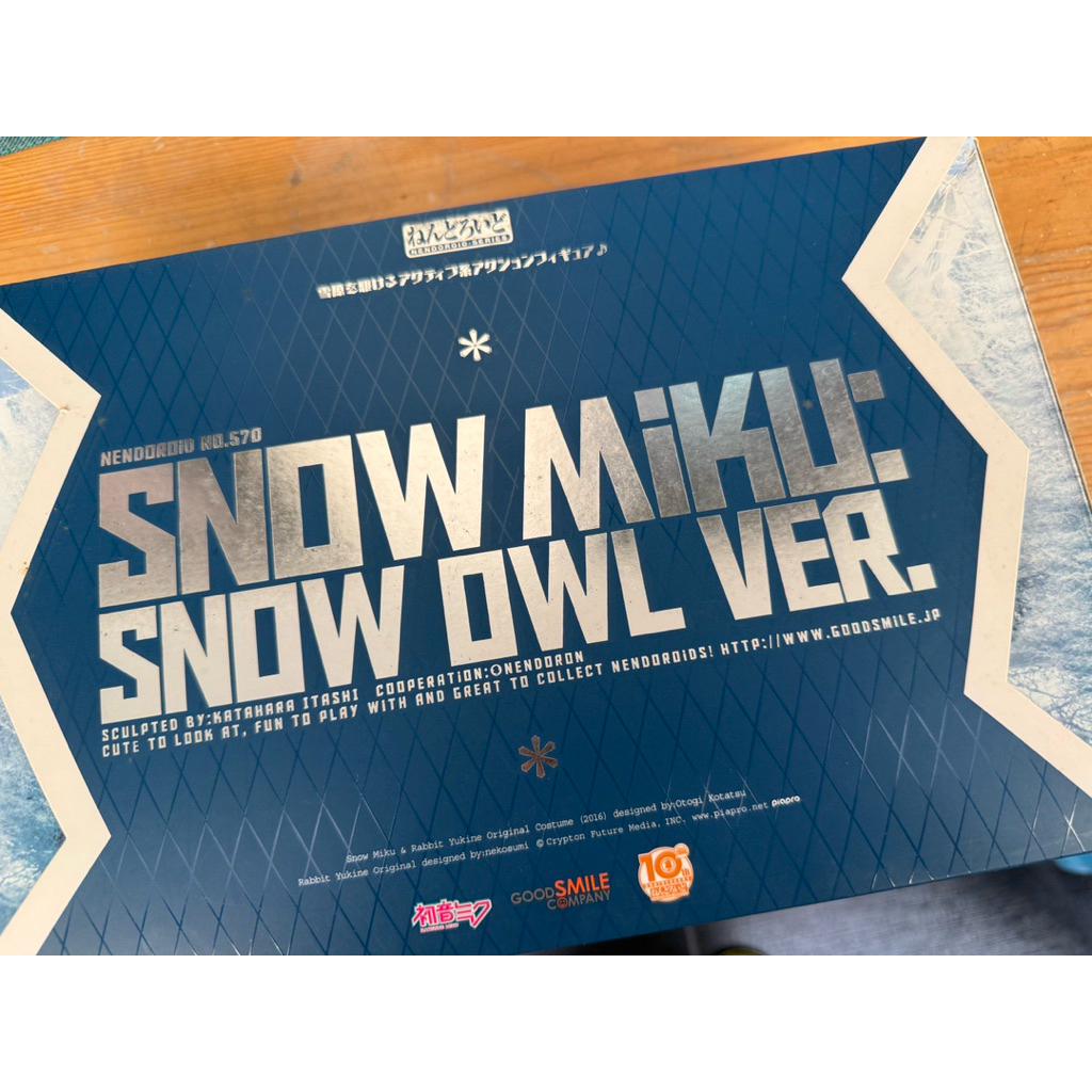 Nendoroid Snow Miku Snow Owl 2016 Ver Preloved