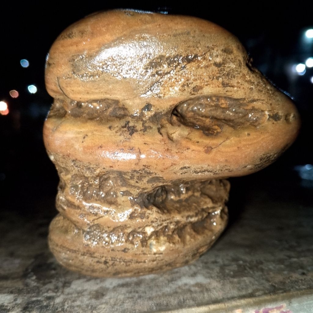 SUISEKI BATU KEPALA TENGKORAK BATU ANTIK NATURAL ASLI ALAM