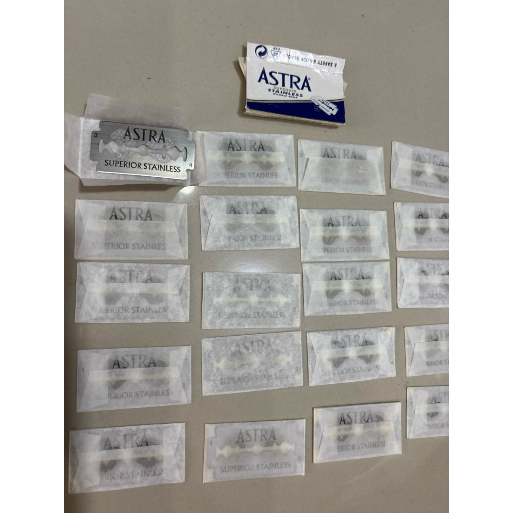 ASTRA ORI MADE IN RUSIA-ISI-20PCS(20-lembar silet)-1 paket