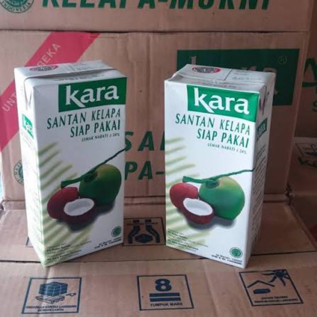 Kara | Sasa Santan Cair 1Ltr per dus isi 12