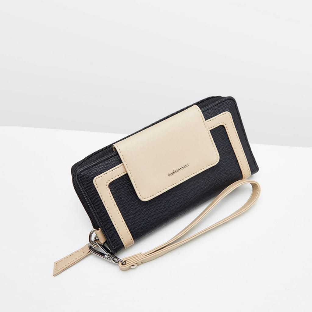 PROMO  DOMPET KULIT WANITA  SOPHIE MARTIN - DIANTHA BLACK   ORIGINAL