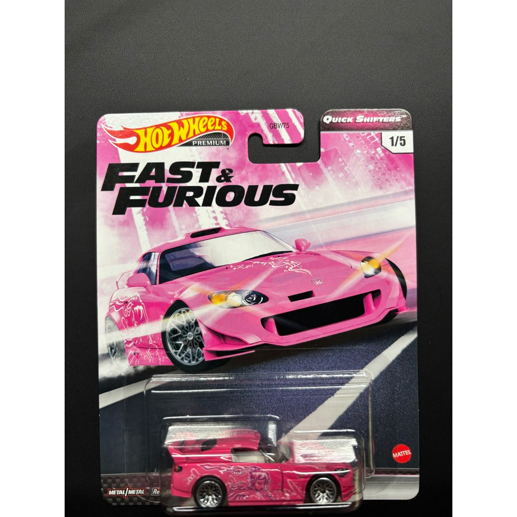 Hot Wheels Premium Fast & Furious Honda S2000 Suki Pink Quick Shifters