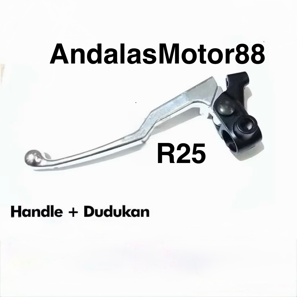 Handle Kopling Kiri + Rumah Komplit Silver R25 R 25 MT25 MT25 MOTOMERU