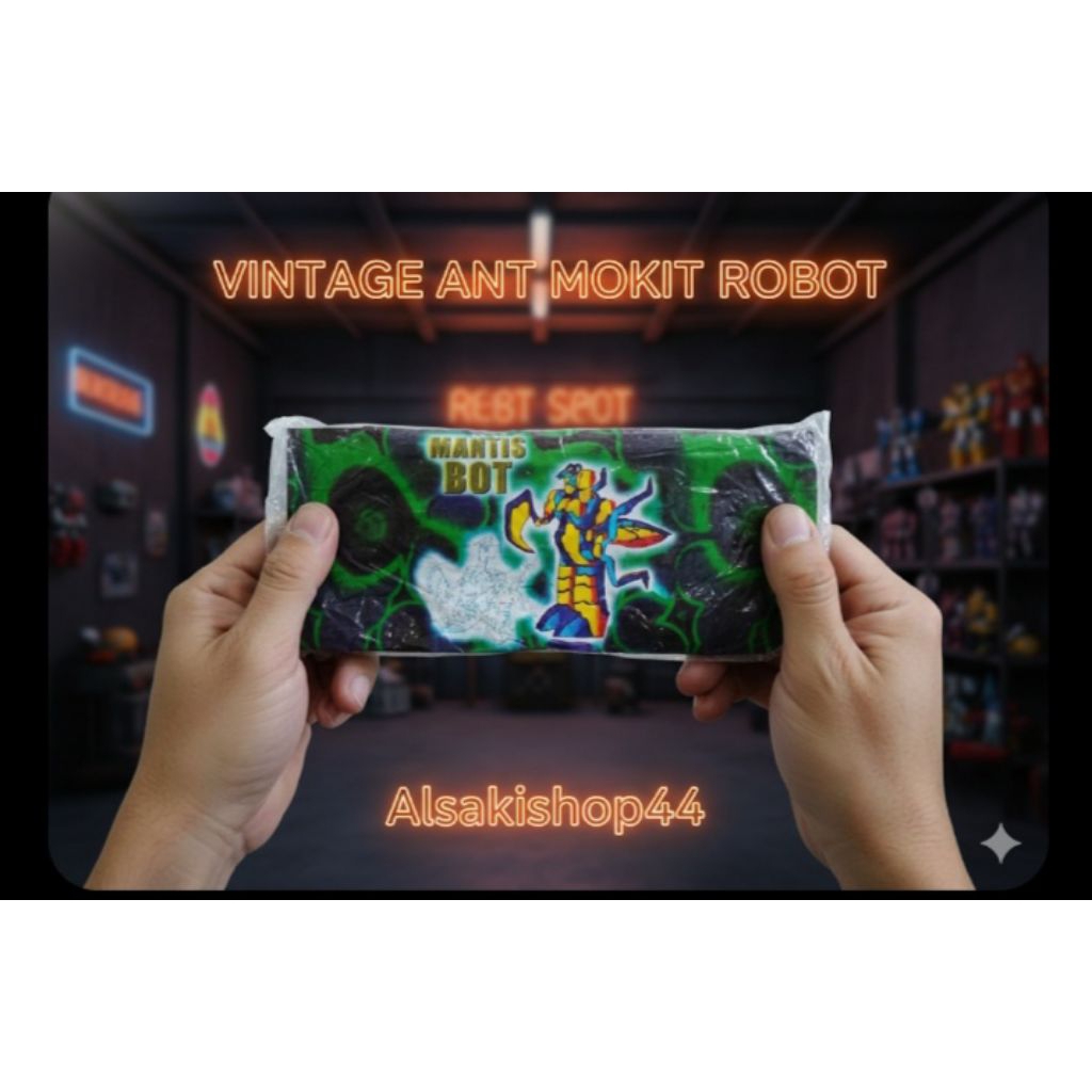 vintage robot Ant mokit