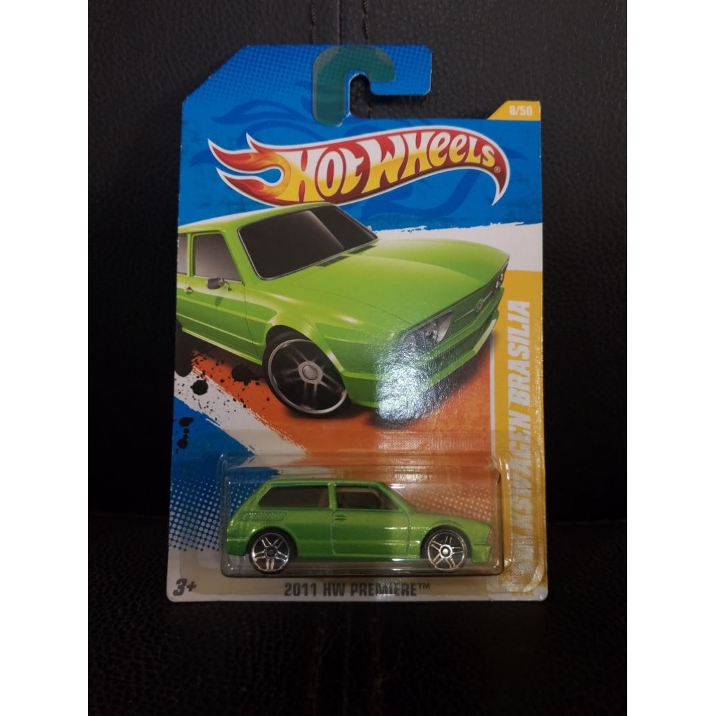 hot wheels VW brasilia green