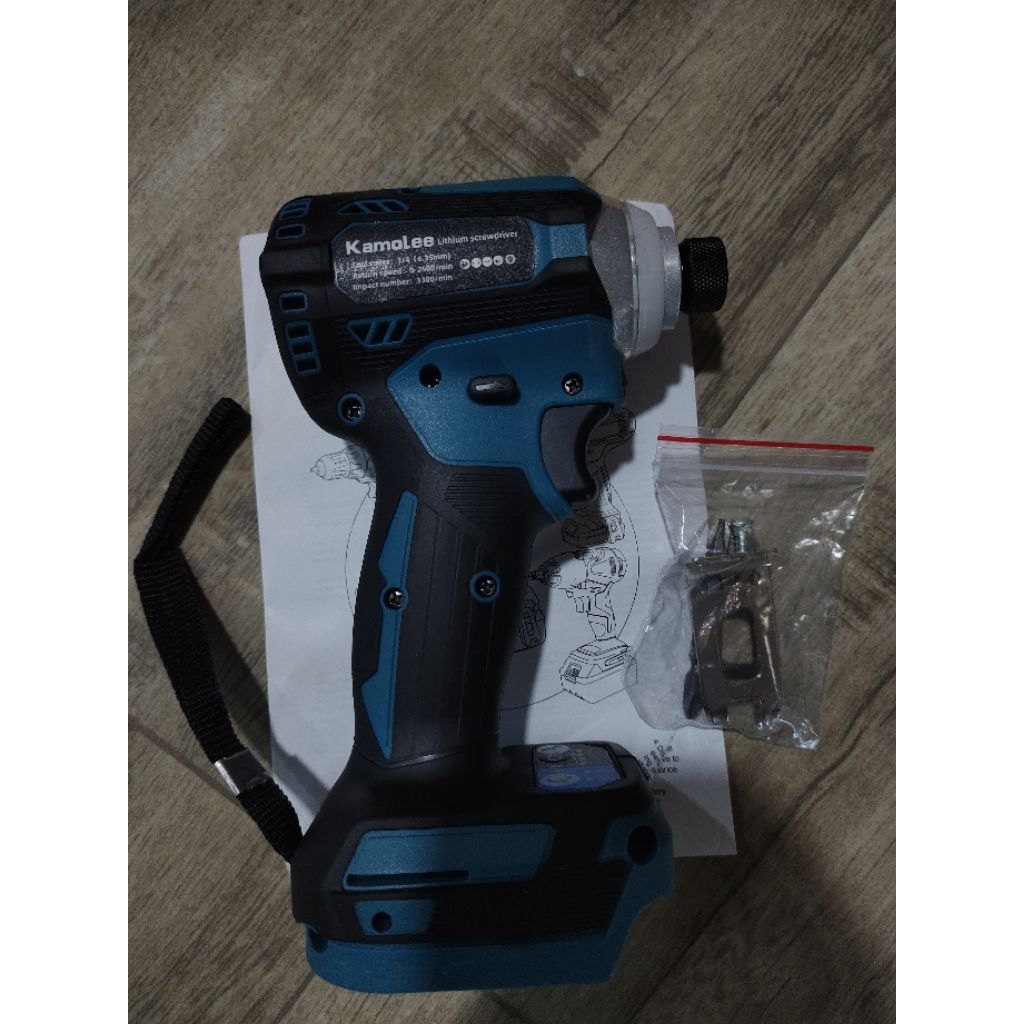 Impact Driver Kamolee 588N.m New Body Only Belum Termasuk Baterai.