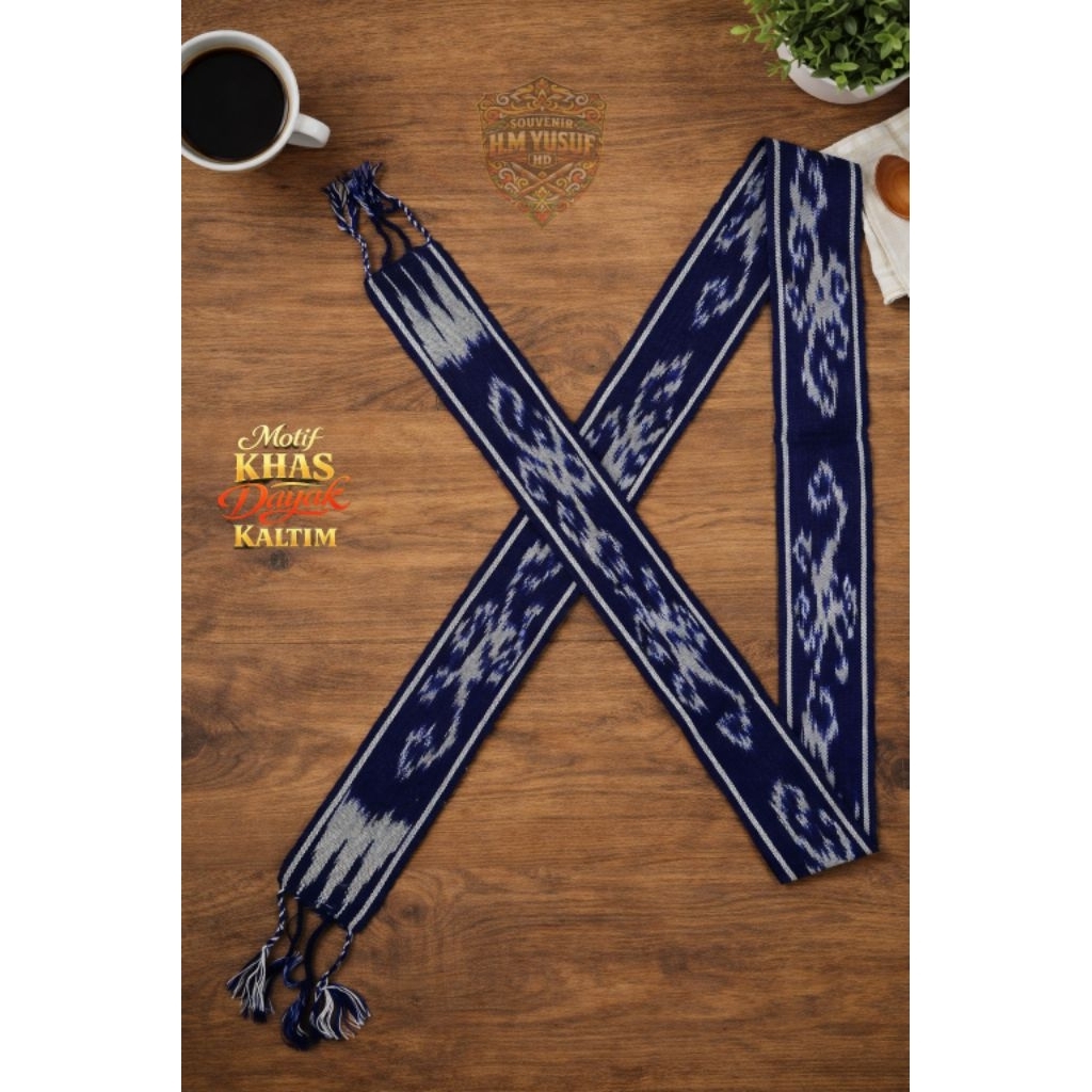 syal kain syal motif dayak kaltim syal indah syal cantik syal