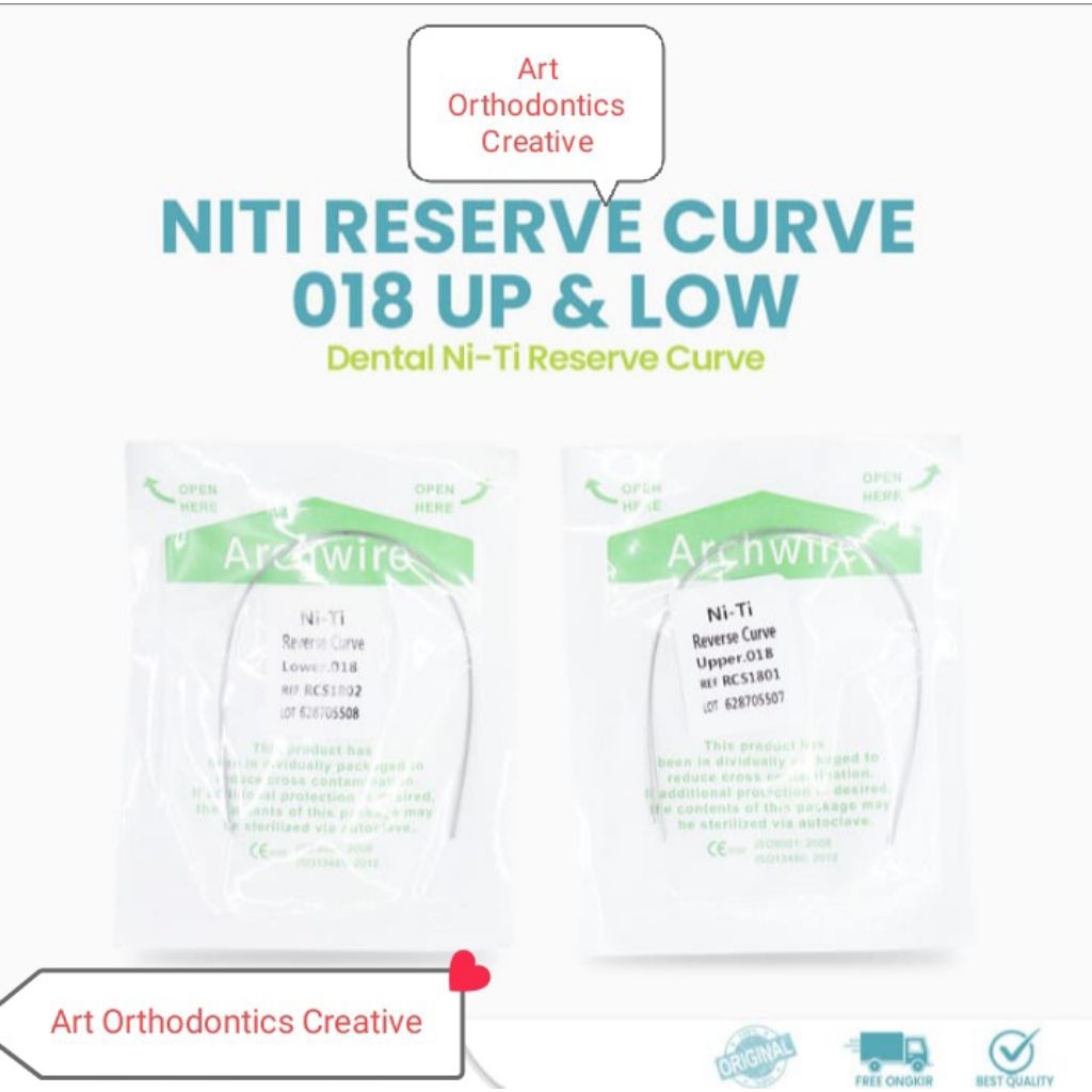 WIRE NITI .018 REVERSE CURVE OF SPEE (RCS)