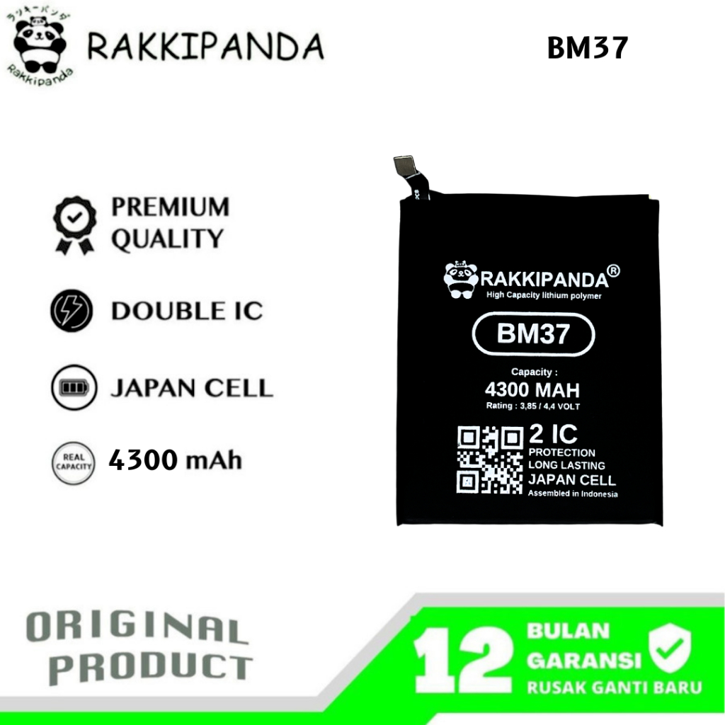 RakkiPanda - BM37 Mi 5S Plus Batre Batrai Baterai
