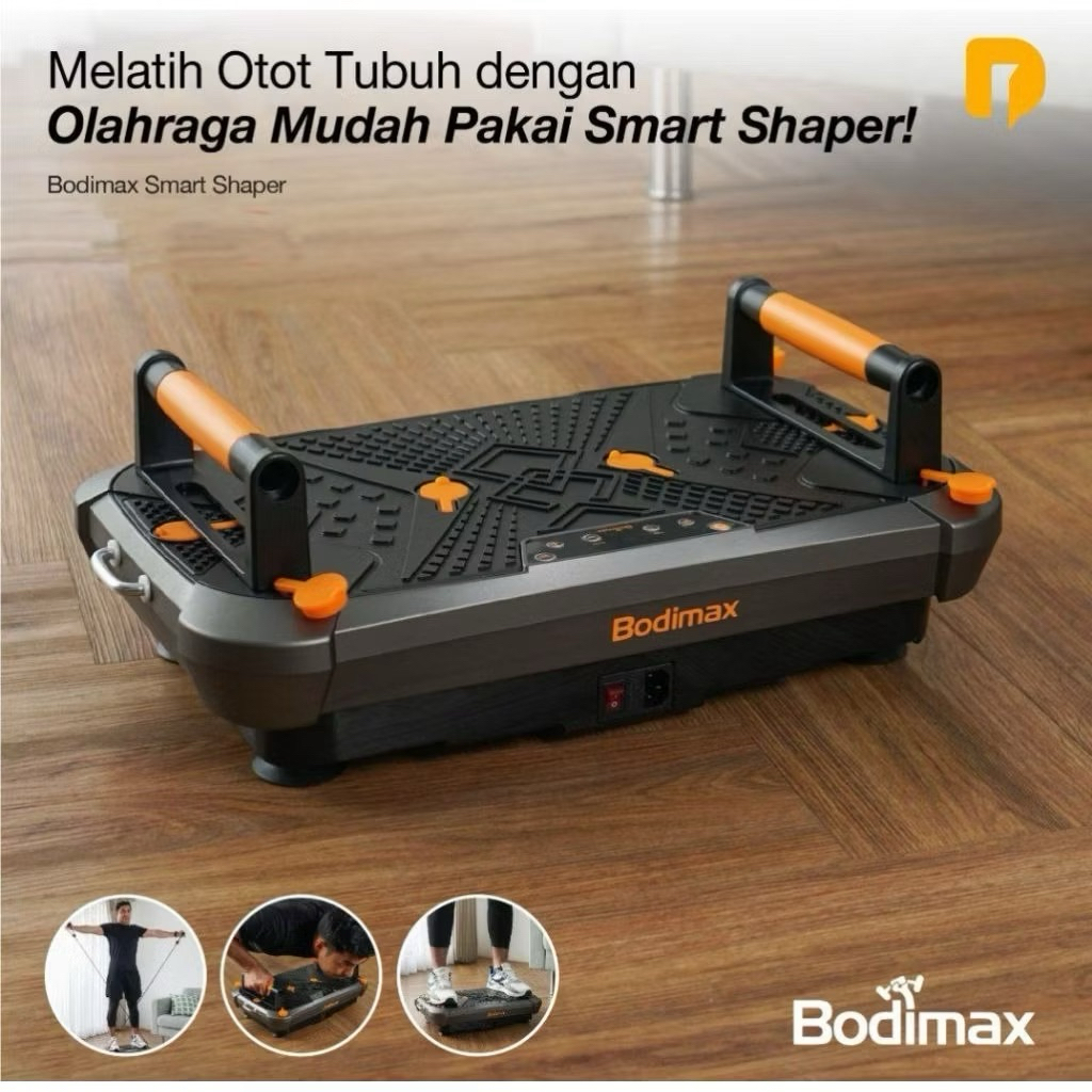 BODIMAX SMART SHAPER Slim Vibration Machine Massager trainer plate anti slip