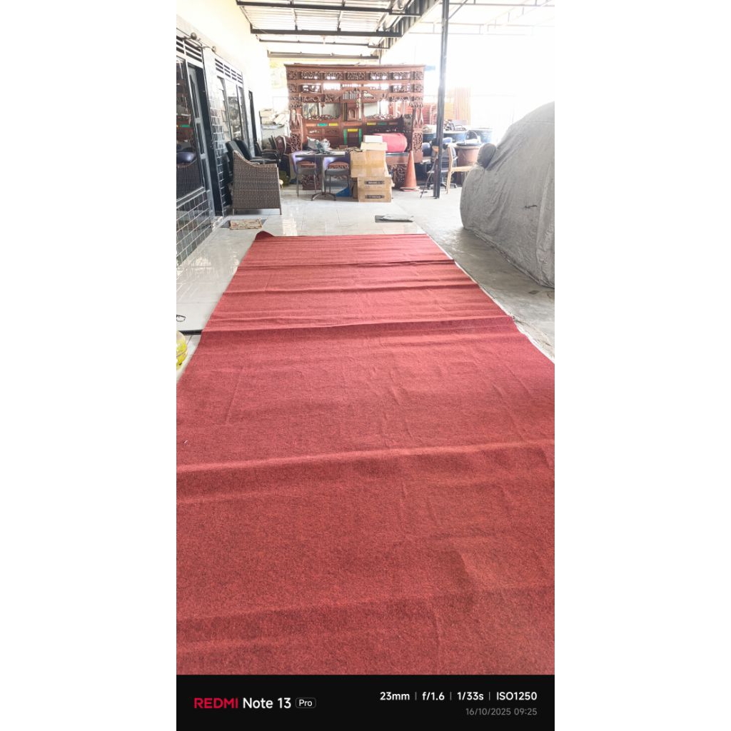 karpet bludru polos buana