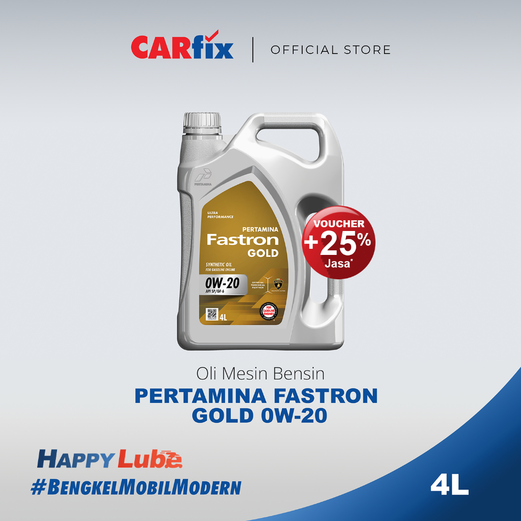 PERTAMINA FASTRON GOLD 0W-20 4L - Oli mesin mobil