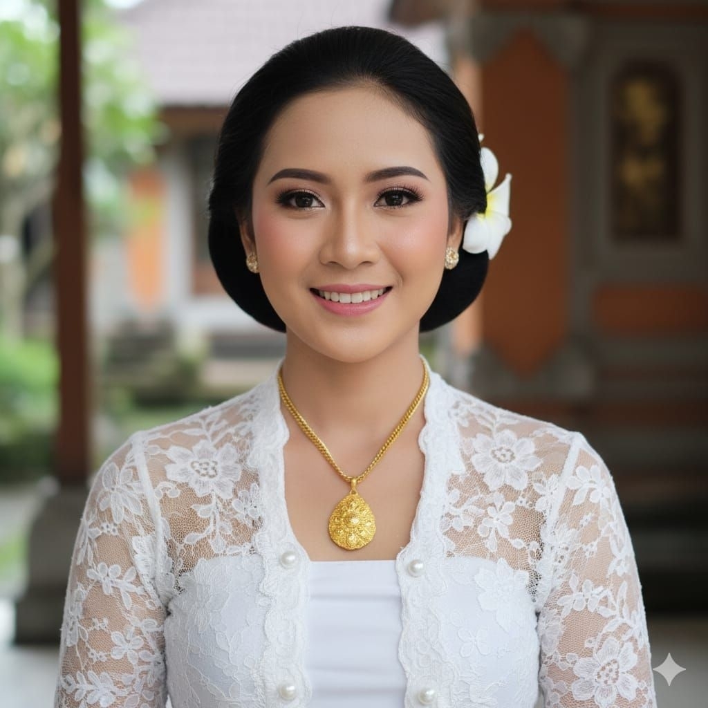 Kalung Tetes ukiran khas Bali